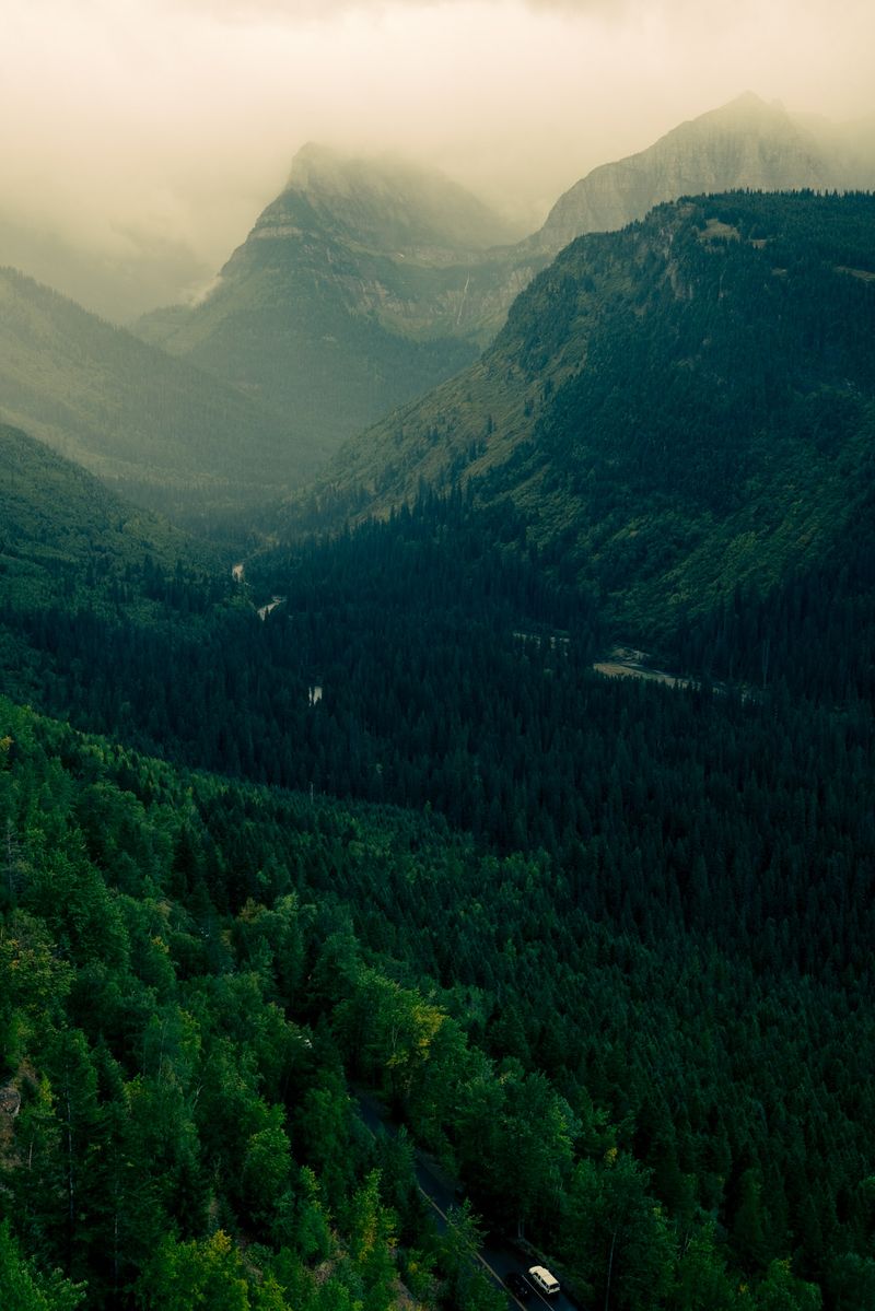 Glacier Park valley
